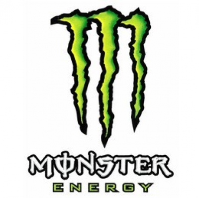 Monster Energy StickerBogen 10 x 12 cm wei 